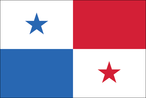 Panama | Flagge -gleiche Größe