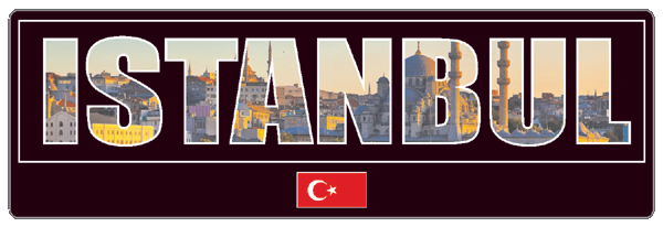 Istanbul | Aufkleber- (schwarz)