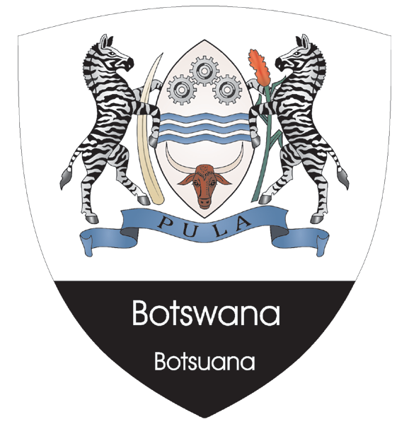 Botswana | Wappen als Aufkleber (2) 