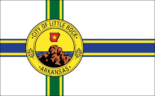 Stadtflagge Little Rock