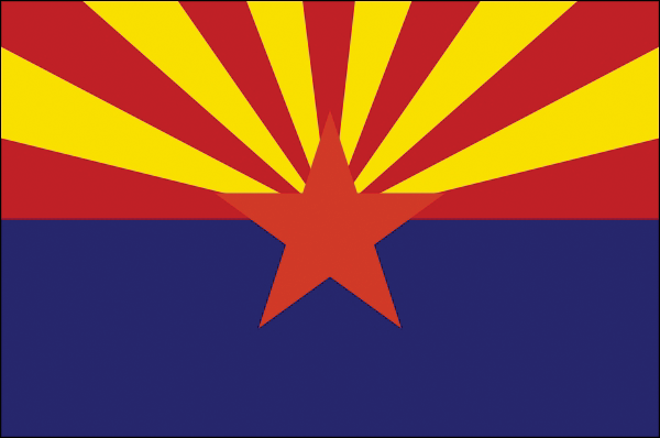 Arizona | Flagge von Arizona als Aufkleber
