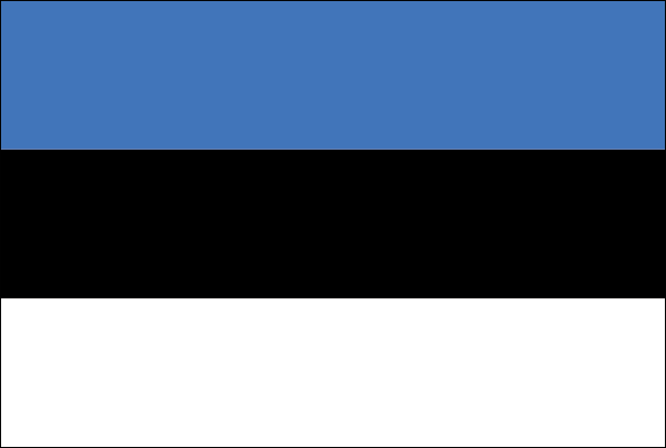 Flagge| Estland (gleiche Größe)