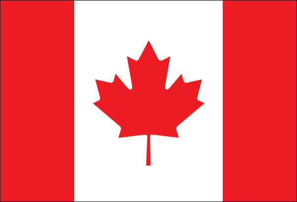 Flagge| Kanada (gleiche Größe)