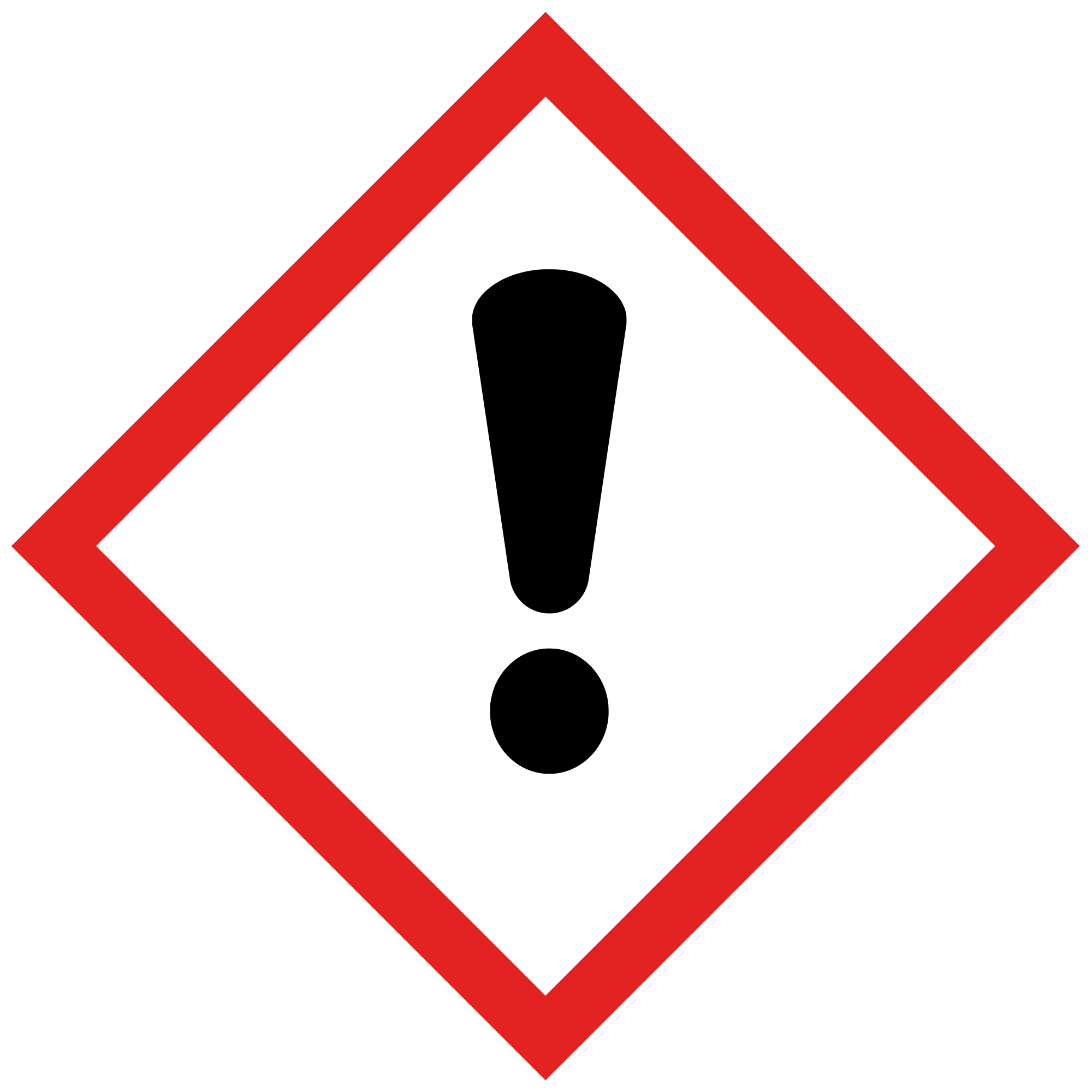Aufkleber Gefahrstoff - GHS07 Ausrufezeichen (ACHTUNG)