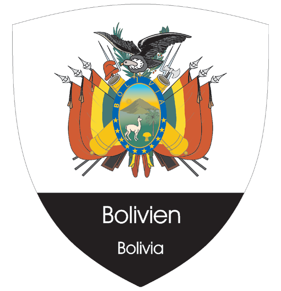Bolivien | Wappen als Aufkleber (2) Bolivien | Wappen als Aufkleber (2)