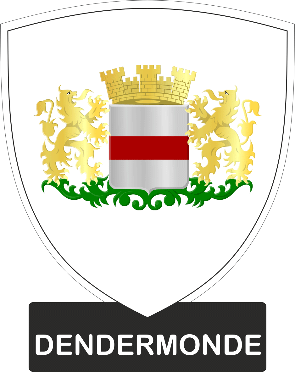Belgium Sticker Coat of arms of Dendermonde
